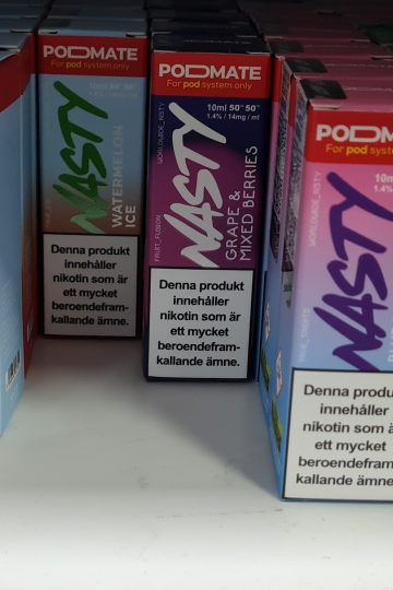 Nasty Podmate for pod system only med smakerna strawberry & kiwi