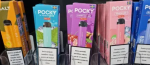 Pocky in your pocket med bl.a smakerna cherry cola ice och peach ice